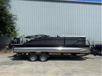2025 Barletta Cabrio 22 Ultra Lounge and dual captain chair