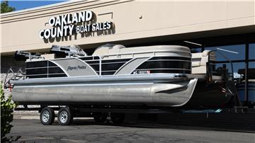 2014 Aqua Patio 240 CB Pontoon Center Bar Boat w/ Honda 90 HP Outboard - New Arrival!!!