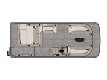 2026 Avalon Venture 85 Versatile Rear Bench 23 FT