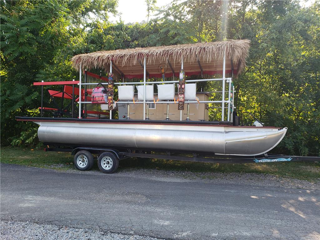 2020 Custom Tiki Paddlewheel Pontoon For Sale in Wellsburg WV